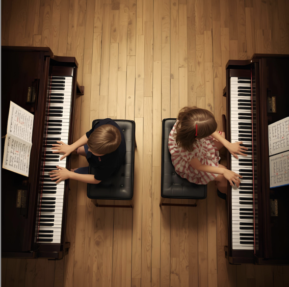 Shared Piano Class-Ellie and Maggie7